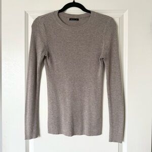 Motif Women's Classic Slim Ribbed Sweater